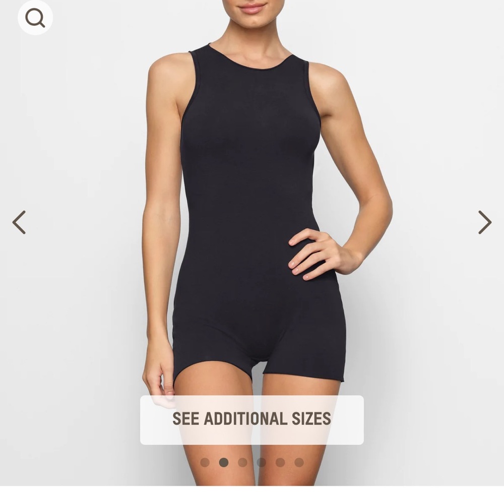 Skims Raw edge onesie